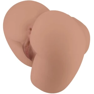 CRAZY BULL - BERNACE ASS VIBRADOR COM VAGINA REALISTA E ÃNUS CARNE CONTROLE REMOTO